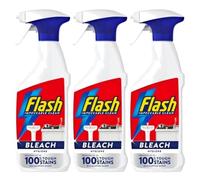 Flash Bleach Cleaning Spray 800ml (Pack of 3) | Powerful Multi-Purpose Cleaner for Tough Stains & Germs | Kills 99.9% of Germs | Brightens Surfaces | Easy-to-Use Spray | Sold by Theatis