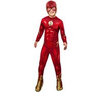 (S, Red/Gold) Flash Boys Printed Costume