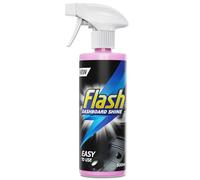 FLASH Car Care Dashboard Shine 500ml, Easy Use Dash Cleaner Spray To Protect Hard Surfaces