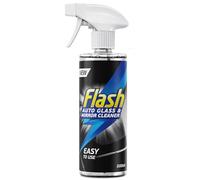 Flash Car Care Glass & Window Cleaner Spray (500ml) - Streak-Free Windscreen, Headlight & Mirror Cleaner for Crystal-Clear Shine