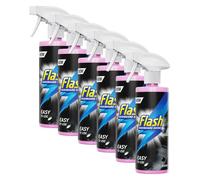Flash Car Dashboard & Cockpit Cleaner Interior Plastic Shine Spray 6X500Ml