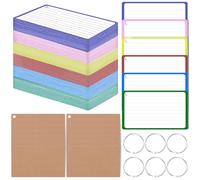 Flash Cards, 360 Pcs A7 Index Cards, 3x5 Inch Ruled Revision Card