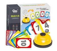 Flash Cards - Arithmetic Learning Game, Flash Set of Digital Facts, Basic Operations Practice Pack, Easy-to-Read Bold Print | Calculation Study Resource for Tutu
