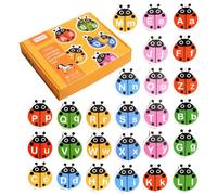 Flash Cards - Cards To Match The Alphabet | Educational Cards For Children 3 4 5 Years | Puzzle Matching Words With Vivid Illustrations | Preschool Flash Cards For Boys And Girls