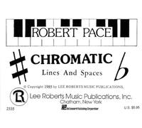 Flash Cards - Chromatic Lines & Spaces. Piano Solo. Instrument Card