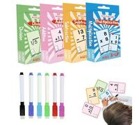 Flash Cards for Multiplication and Divisions, Flash Cards for Mathematics | 144X Basic Multiplication Flash Cards | Arithmetic Learning Set, Math Study Cards