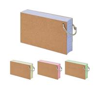 Flash Cards for Study, Tokens with Rings | 200 Heavy Flash Cards - 3" x 5" Lined Index Cards for Note Taking, School Supplies, Family Messages, Lists