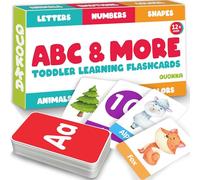 Flash Cards For Toddlers Age 1 2 - Learning Baby Flash Cards | 60 ABC Learning Resources For 3 4 Year Olds - Alphabet Numbers Colors Letters Animals Flash Cards - First Words Flash Cards