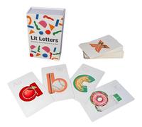 Flash Cards for Toddlers,Letters Flash Cards Official Product,Portable Alphabet Learning Cards,Embedded Pictograph Mnemonic,Educational Toys for Toddler Flashcards