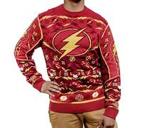 Flash Christmas Jumper for Men or Women Superhero Gift (Size: XXL)