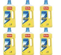 Flash Clean & Shine All Purpose Cleaner Lemon 1 Litre Bottle (Pack Of 6)