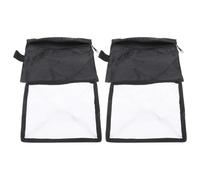 Flash Diffuser Cover 15x17cm Fabric Light Sock for Photography 2Pcs | Black Foldable Fabric Design with Anti-Skid Strips, Lightweight and Portable, Supports Soft Light Transmission for Portraits