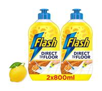 Flash Direct to Floor 800ml Lemon Twin Pack Cleaner