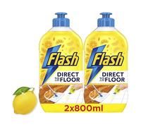 Pack of 2 Flash Direct to Floor Liquid Cleaners Fresh Lemon Zest - Size: 5.9 x 23.5 x 22.5 cm - Wilko