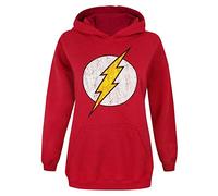 Flash Distressed Logo Women's Hoodie Red