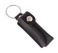 Flash Drive Case 6pcs USB Case Protective Bag Leather Key Ring Portable Flash Drive Holder for Students IT Staff and Travel(Black)