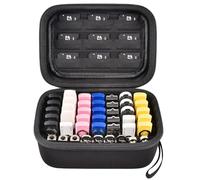 Flash Drive Case USB Storage Holder, Thumb Drive SD Memory Card, Electronic Accessory Organizer for SanDisk/for Samsung/for Domestic/for PNY (Box Only) - Black