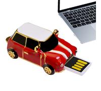 Flash Drive - Classic Car Shape USB Sticks,4GB Portable Small Data Storage Disk Secure for TV Backup Transfer Game Photo Music Camera Computer