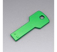 Flash Drive Key Shape Pen Drive Memory Stick 16GB 32GB & 64GB UK Seller (64GB, Green)