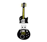 Flash Drive Memory Stick Cute Portable Pen Drives 128GB USB 2.0 Guitar U Disk, Data Storage Pen Drive Thumb Drive