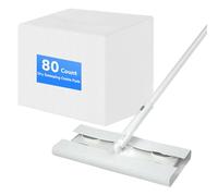 Flash Dust Magnet Dry Mop Refills Disposable Dusting Cloths Floor Dust Remove Pads Speedmop Dry Pad Refills 80 Pcs