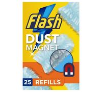 Flash Duster Dust Magnet Refills 25 Dusters 5x5 Trap & Lock Away Dust Dirt Hair & Allergens In No Time