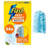 Flash Duster Dust Magnet Refills, Fluffy Dusters Refills, 54 Scented Dusters (9x6), Effective on 100% of Dust, Dust Magnet