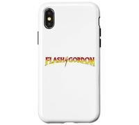 Flash Gordon Classic Red & Yellow Text Logo Comic Case for iPhone X/XS