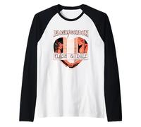 Flash Gordon & Dale Love Heart Valentine's Day Raglan Baseball Tee