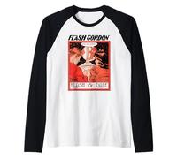 Flash Gordon & Dale Love Valentine's Day Retro Raglan Baseball Tee