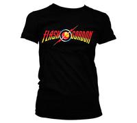 Flash Gordon Logo Official Women T-Shirt (Black), Small