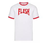 Flash - Gordon Men's T-Shirt 80s Queen Fancy Dress Freddie-Mercury Tshirt White