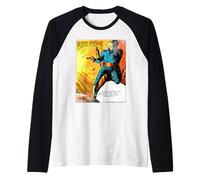 Flash Gordon Ray Pistol Blast Retro Comic Raglan Baseball Tee