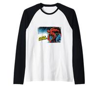 Flash Gordon Retro Comic Book Throw Raglan Baseball Tee