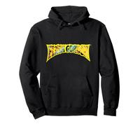 Flash Gordon Retro Yellow Comic Book Text Logo Pullover Hoodie