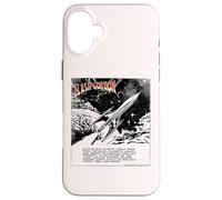 Flash Gordon Space Ship In Orbit Retro Comic Case for iPhone 16 Plus