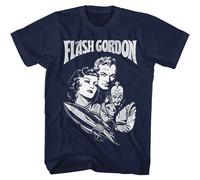 Flash Gordon - White Print - Short Sleeve - Adult - T-Shirt