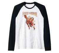 Flash Gordon with Dale Arden Retro Comic Raglan Baseball Tee