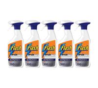 Flash Impeccable Clean Kitchen Degreasing Effect Kitchen Grease Remover Citrus Scent 500ml Pack of 5 Hob Sink Worktops Oven Oven Cleaning Detergent with Welari Thank You Card | (5pack) (2500ml)