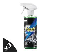 FLASH Insect Bug Remover Spray Powerful Car Cleaner for Tar & Bugs 3x500ml