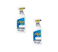 Flash Kitchen Cleaner Spray, Antibacterial, Tough on Grease, Streak-Free, No Rinse, Kills 99.9% Bacteria, Fresh Scent, 800ml (Bathroom Fresh Scent x 2.)