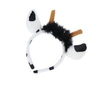 Flash LED Cows Plush Headband for Cosplay Party Halloween Season