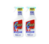 FLASH MULTI PURPOSE BLEACH SPRAY CLEANER 2 x 800ml - Bathroom and Kitchen Eucalyptus Scented Bleach Cleaning Spray