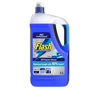 Flash Multipurpose Liquid Cleaner, Fast Acting Formula, Streak-Free And Hygienic Finish, Delightful Ocean Blue Scent, Removes Tough Spots, Ideal For Home, Office, 5L