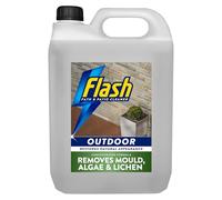 Flash Path & Patio Cleaner Super Concentrate, 5 Litres, Removes Mould, Algae & Lichen, Outdoor Surface Cleaner