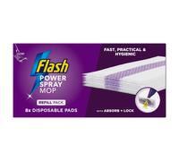 Flash Power Spray Mop Disposable Pad Refills 8 MultiSurface Pads
