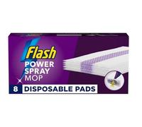 Flash Power Spray Mop Floor Cleaner Disposable Pads, 8 Refills