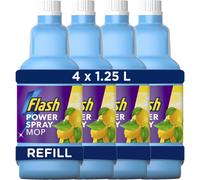 Flash Power Spray Mop Floor Cleaner Multi-Surface Cleaning Liquid Citrus Fresh 5L (1.25Lx4)