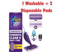 Flash Power Spray Mop Floor Cleaner Starter Kit All-In-One System For Your Floor