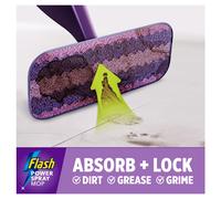 Flash Power Spray Mop Microfibre Cloth Washable Reuseable Microfibre